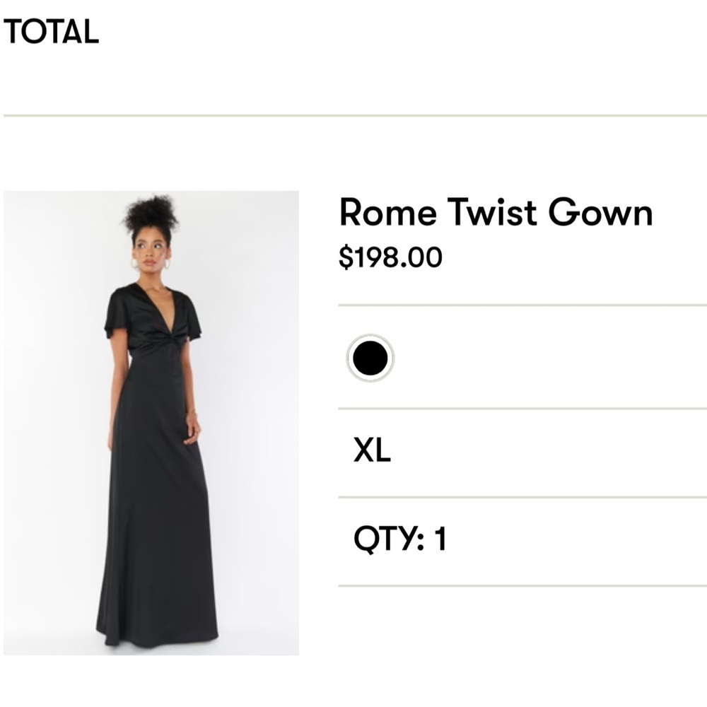 Show Me Your MuMu Black Ruched Maxi Dress
